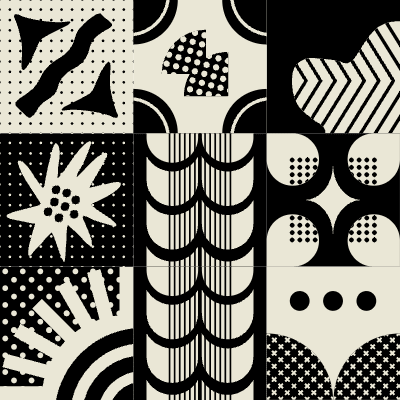 Block Black White 2 Element from Tiled Backgrounds Set