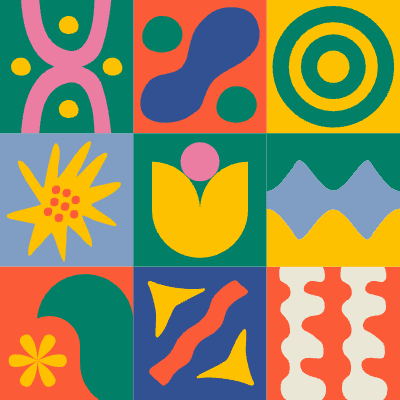 Block Colorful 4 Element from Tiled Backgrounds Set