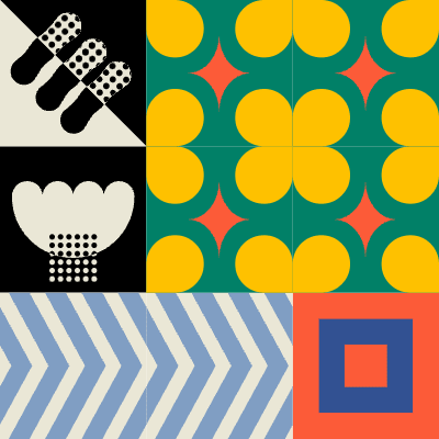 Block Mix And Match 2 Element from Tiled Backgrounds Set