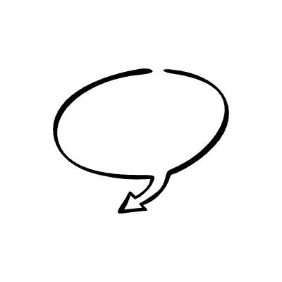 Bubble Pointer 1 Element from Beveled Scribbles Set