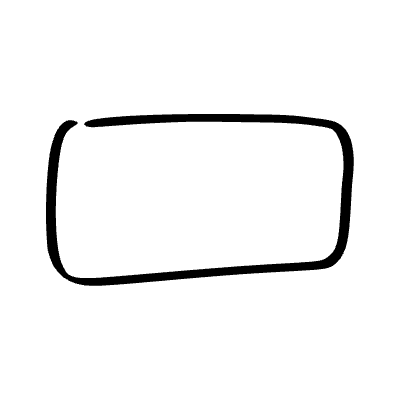 Bubble Rectangle Element from Beveled Scribbles Set