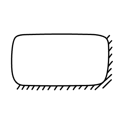 Chat Bubble Horizontal Small Plain Shadow Non Filled Line Element from Variable Scribbles Set