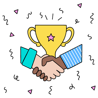 Business Dealsuccess Illustration from Dhaka Set