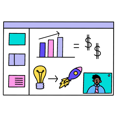 Business Presentation Illustration from Dhaka Set