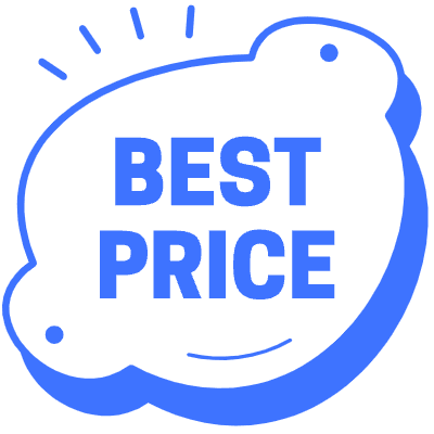 Best Price Bubble Element from Vector Badges Set