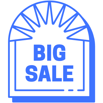 Big Sale Tag Element from Vector Badges Set