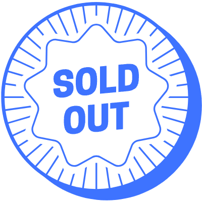 Sold Out Circle Element from Vector Badges Set