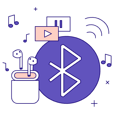 Bluetooth Illustration from Bangalore - Pro Set