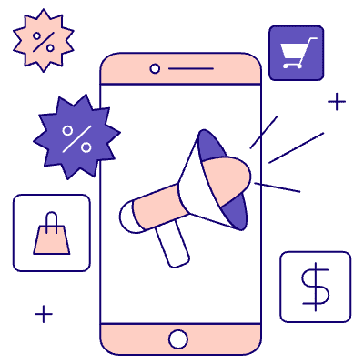 Mobile Ads Illustration from Bangalore - Pro Set