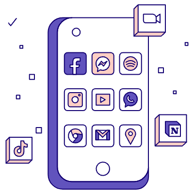 Mobile Apps Illustration from Bangalore - Pro Set