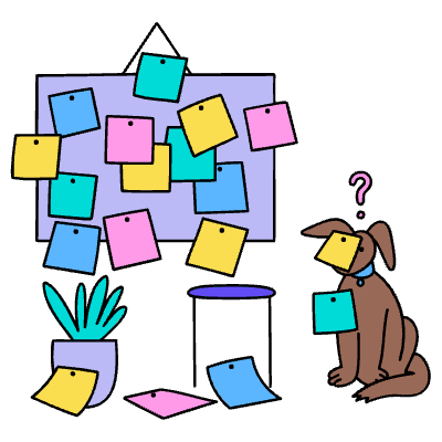 Post It To Do Notes Illustration from Dhaka Set