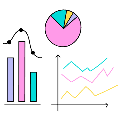Charts Illustration from Dhaka Set