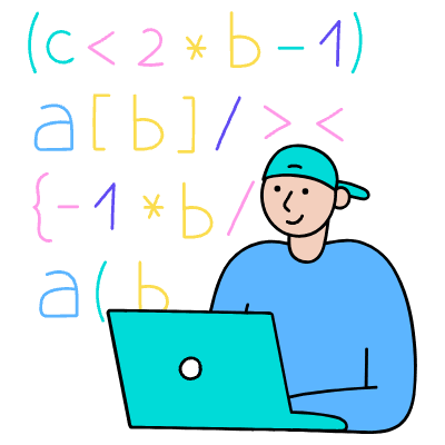 Coding Illustration from Dhaka Set