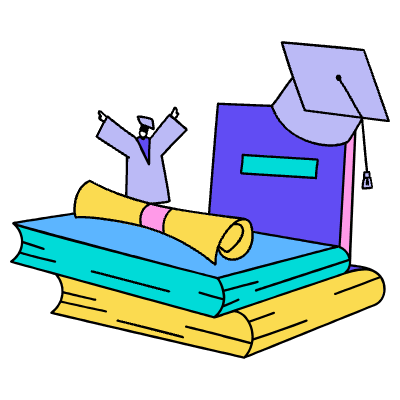 Graduation Illustration from Dhaka Set