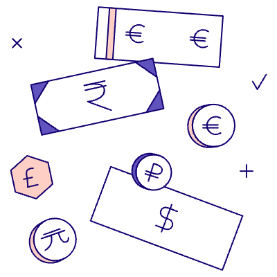 Currencies Illustration from Bangalore - Pro Set
