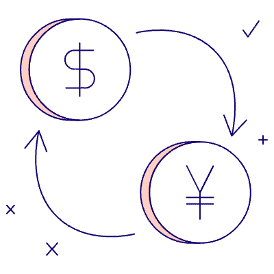 Currency Exchange Illustration from Bangalore - Pro Set