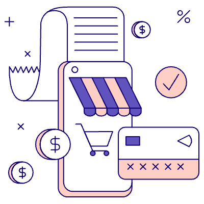 Online Transaction 2 Illustration from Bangalore - Pro Set