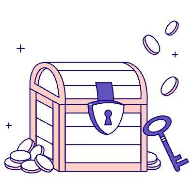 Treasure Chest Illustration from Bangalore - Pro Set