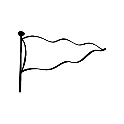 Flag 5 Element from Beveled Scribbles Set