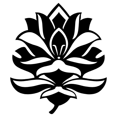 Vignette Flower Leaves 15 Element from Vintage Graphics Set