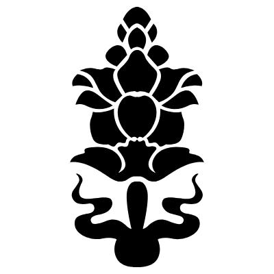 Vignette Flower Leaves 20 Element from Vintage Graphics Set