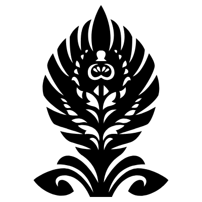 Vignette Flower Leaves 25 Element from Vintage Graphics Set