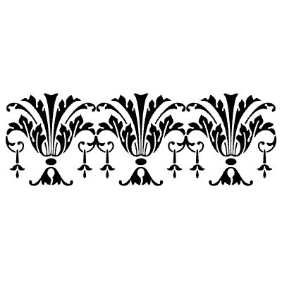 Bodoni Frame Continuous 1 Element from Type Ornaments Set