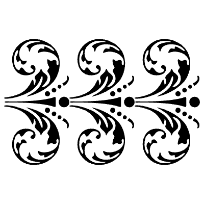 Bodoni Frame Continuous 16 Element from Type Ornaments Set