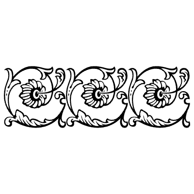 Bodoni Frame Continuous 19 Element from Type Ornaments Set