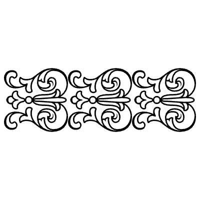 Bodoni Frame Continuous 27 Element from Type Ornaments Set