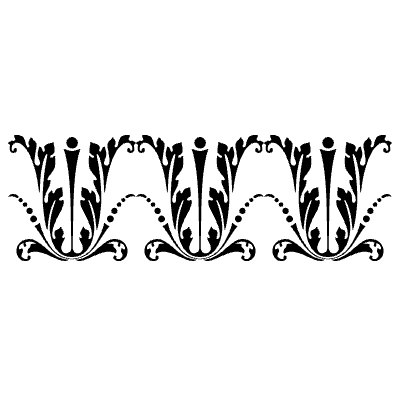 Bodoni Frame Continuous 8 Element from Type Ornaments Set