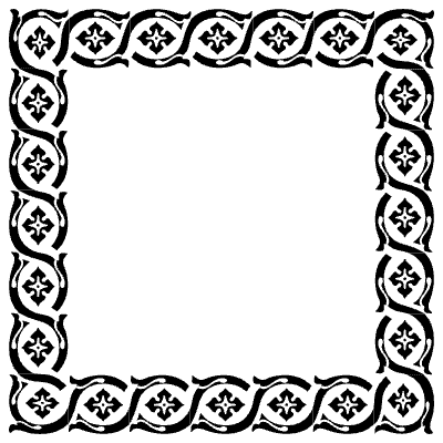 Bodoni Frames 1 Element from Type Ornaments Set