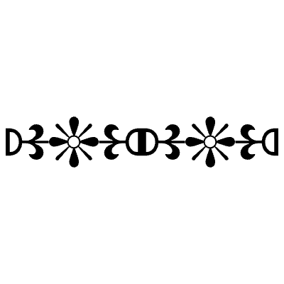 Caslon Frame Continuous 3 Element from Type Ornaments Set