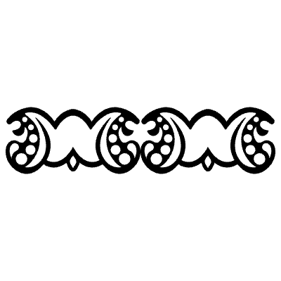 Caslon Frame Continuous 5 Element from Type Ornaments Set