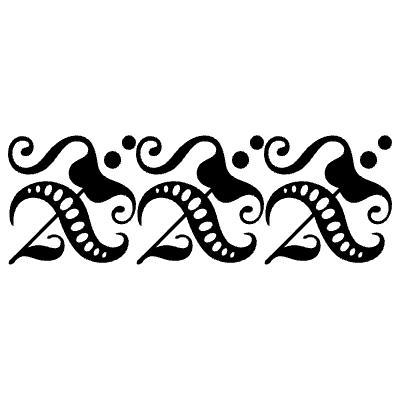 Caslon Frame Continuous 6 Element from Type Ornaments Set
