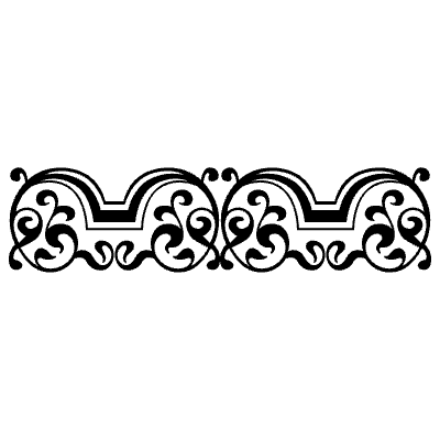 Caslon Frame Continuous 9 Element from Type Ornaments Set