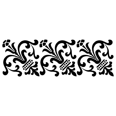 Garamond Frame Continuous 1 Element from Type Ornaments Set