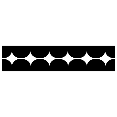 Garamond Frame Continuous 10 Element from Type Ornaments Set