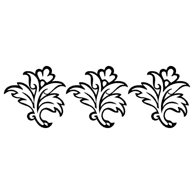 Garamond Frame Continuous 5 Element from Type Ornaments Set