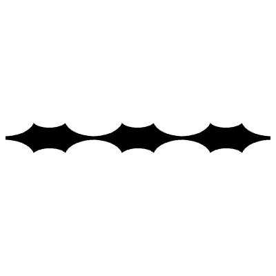 Garamond Frame Continuous 7 Element from Type Ornaments Set