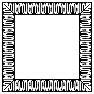 Garamond Frames 2 Element from Type Ornaments Set