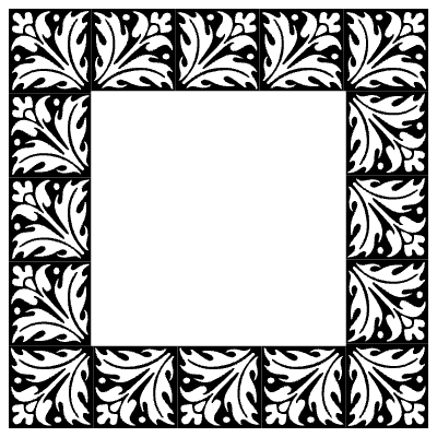 Garamond Frames 5 Element from Type Ornaments Set