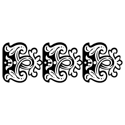 Georgia Frame Continuous 10 Element from Type Ornaments Set