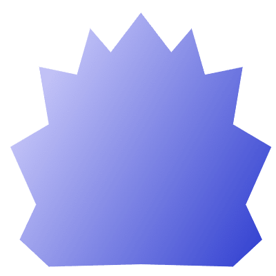 Geometric Shape Abstract 17b Element from Gradient Shapes Set