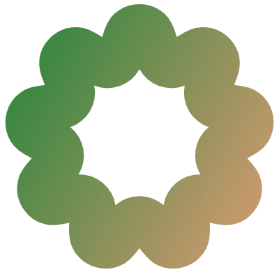 Geometric Shape Abstract 6 Element from Gradient Shapes Set