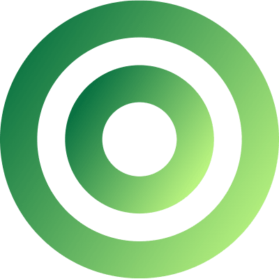 Geometric Shape Circle 1 Element from Gradient Shapes Set