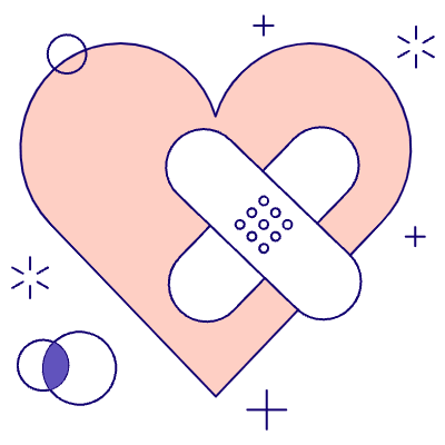 Bandaid On Heart 4 Illustration from Bangalore - Pro Set