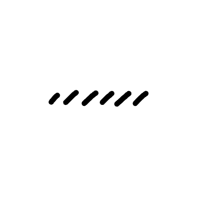 Line Highlight Hatch Underline 1 Element from Variable Scribbles Set