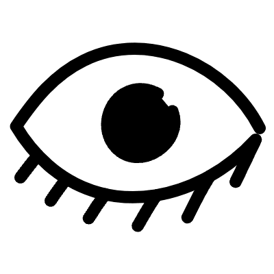 Line Eye Shadow Element from Variable Scribbles Set