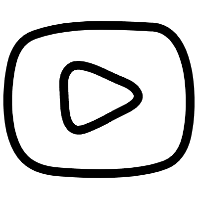 Lines Social Media Youtube Element from Variable Scribbles Set